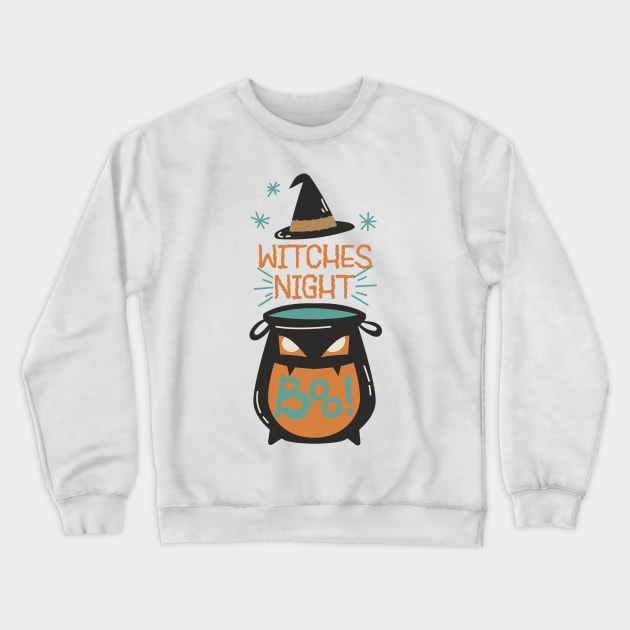 Witches Night Crewneck Sweatshirt by Green Dreads